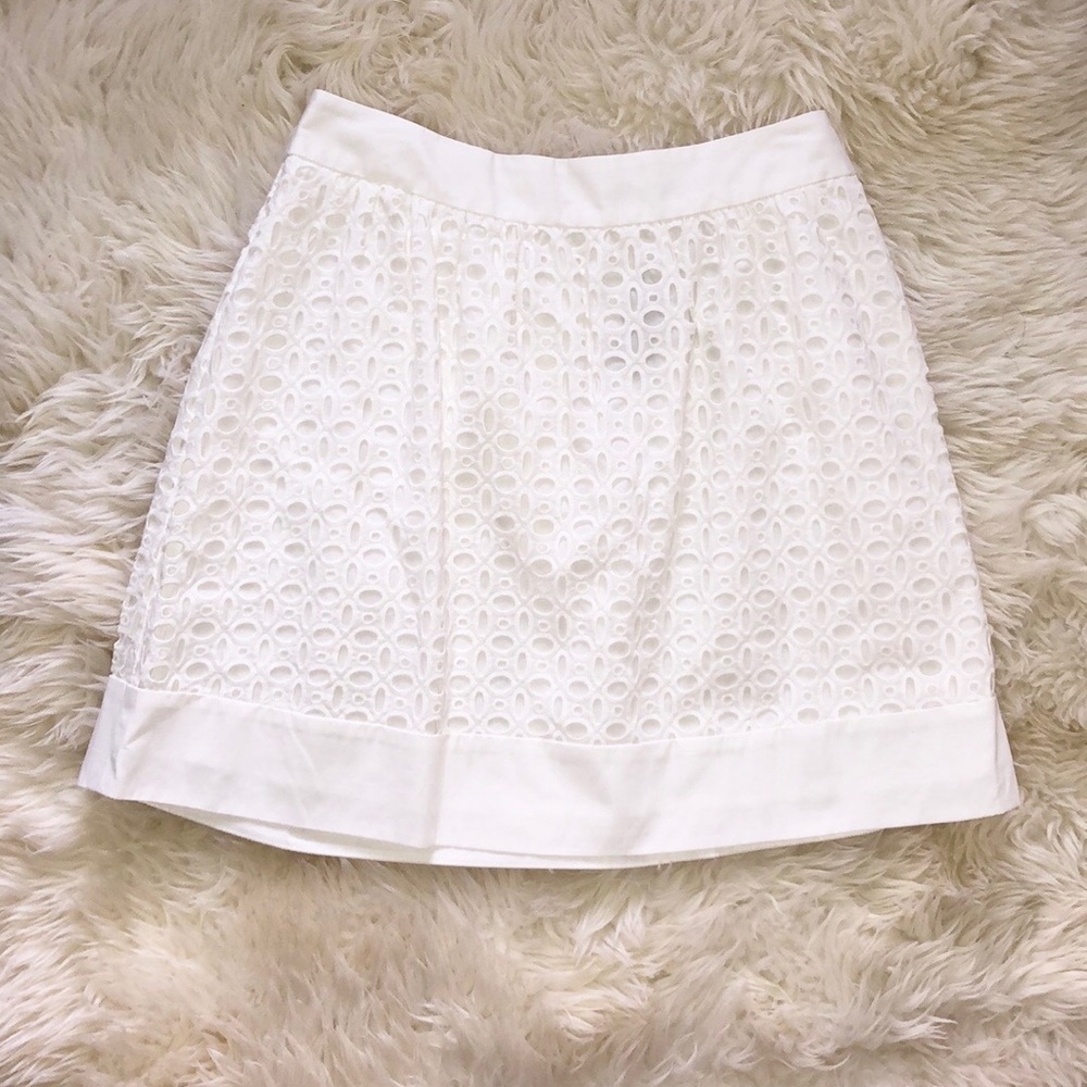 LOFT Eyelet Skirt